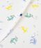 Babies' 3 TOG dragon print cotton sleeping bag white/multicolor