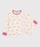 Children's horse-print cotton pyjamas MILK /MULTICO