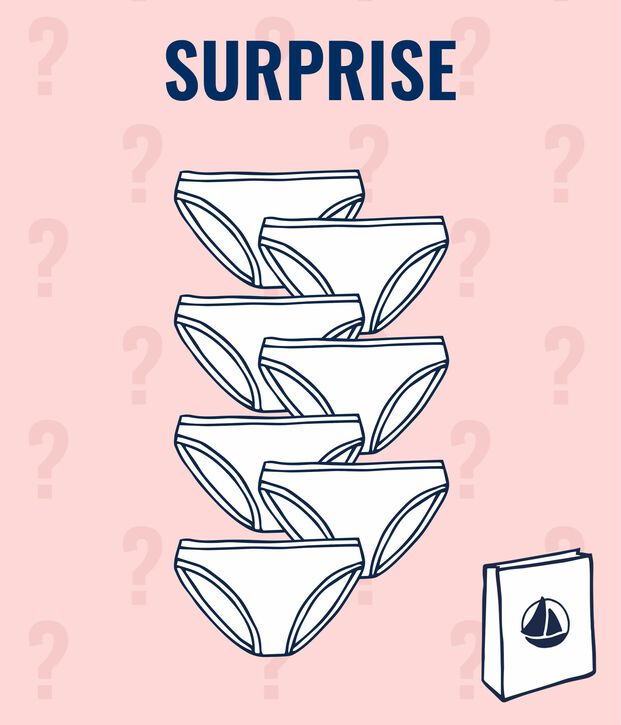 Girls' surprise set of briefs - 7-Pack multicolor