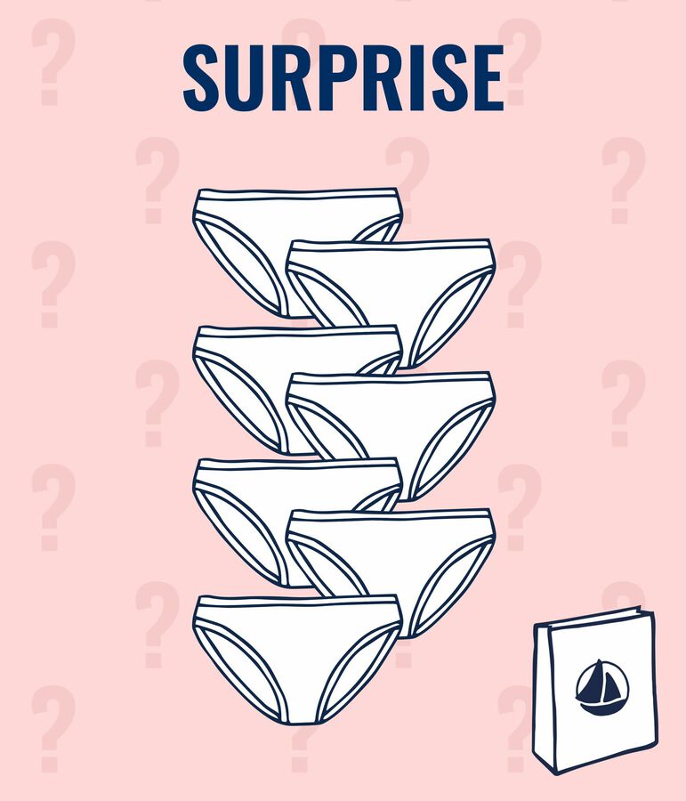 Girls' surprise set of briefs - 7-Pack multicolor