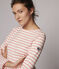 Women's Iconic Breton Top MARSHMALLOW white/GRETEL pink