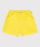 Children's plain cotton shorts yellow