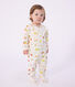 Babies' fruit print cotton pyjama suit