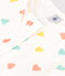 Very fitted children's pajamas in printed cotton MARSHMALLOW white/MULTICO white