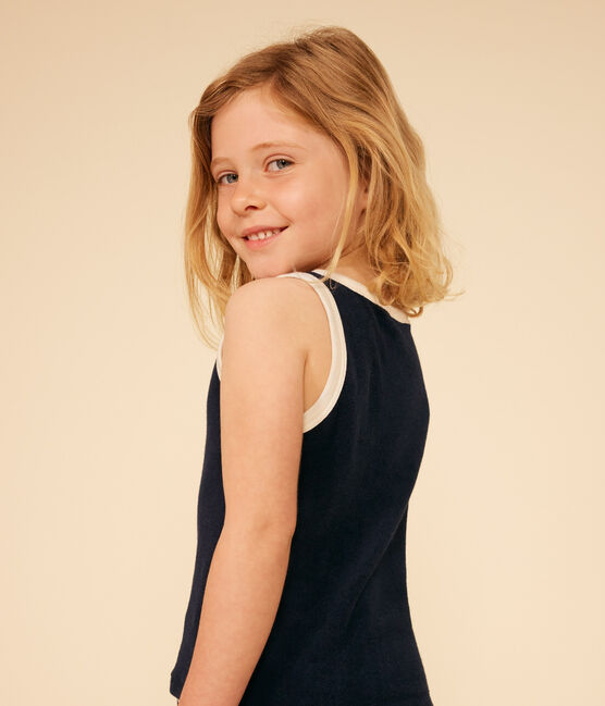 Girls' Terry Vest Top SMOKING blue