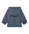 Baby girl's hooded print jacket SMOKING blue/MULTICO white