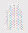 Babies' Cotton Marine Animals Playsuit MARSHMALLOW white/MULTICO white