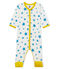Baby Boys' Footless Sleepsuit MARSHMALLOW white/ALASKA blue