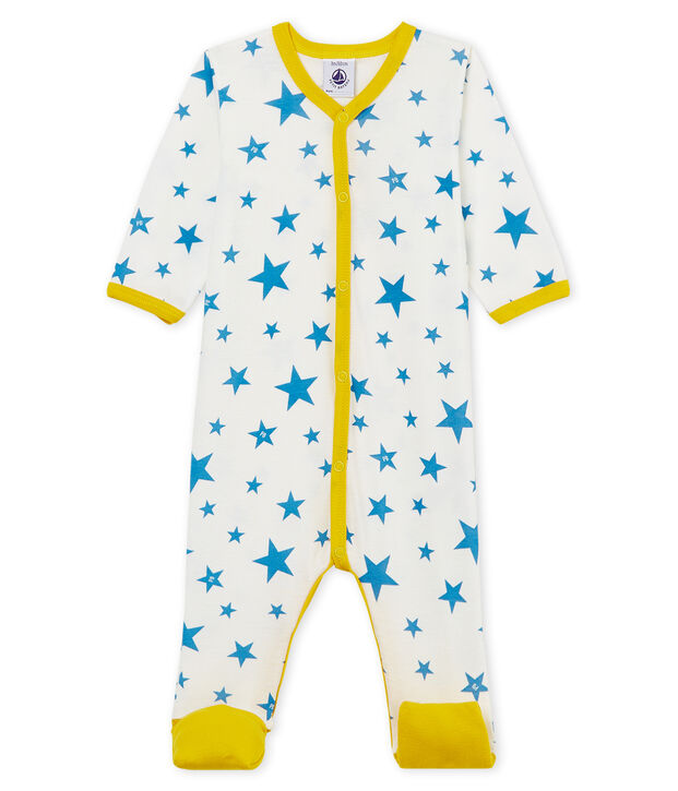 Baby Boys' Footless Sleepsuit white/blue