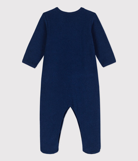 Babies' Terry Sleepsuit MEDIEVAL blue
