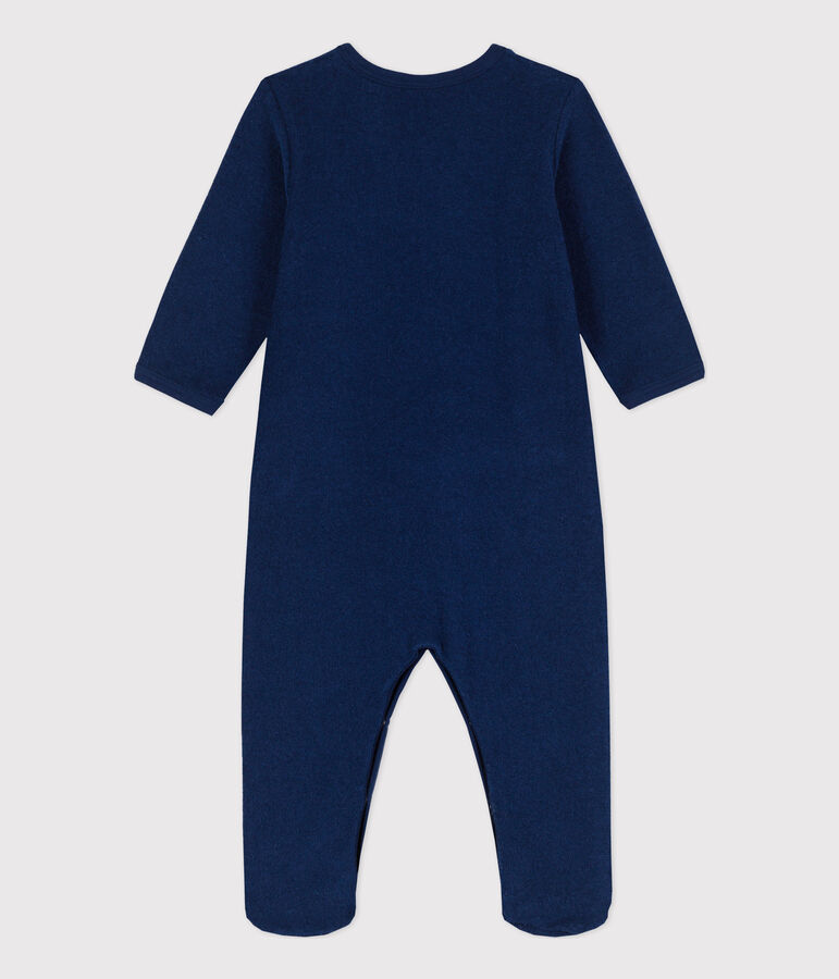Babies' Terry Sleepsuit blue