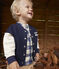 Babies' Fleece Baseball Jacket SMOKING blue/AVALANCHE