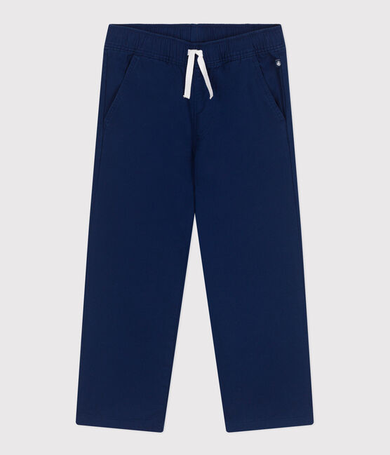 Children's cotton trousers MEDIEVAL blue