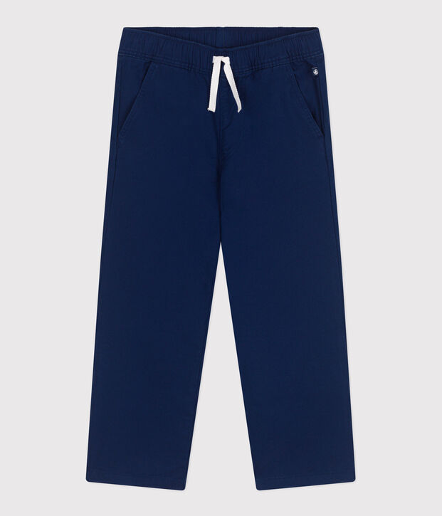 Children's cotton trousers blue
