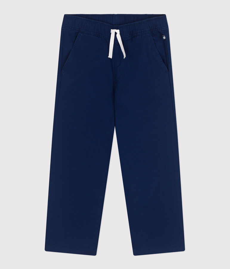 Children's cotton trousers MEDIEVAL blue