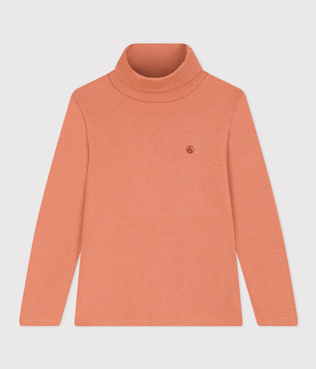 Unisex Children's Cotton Polo Neck pink