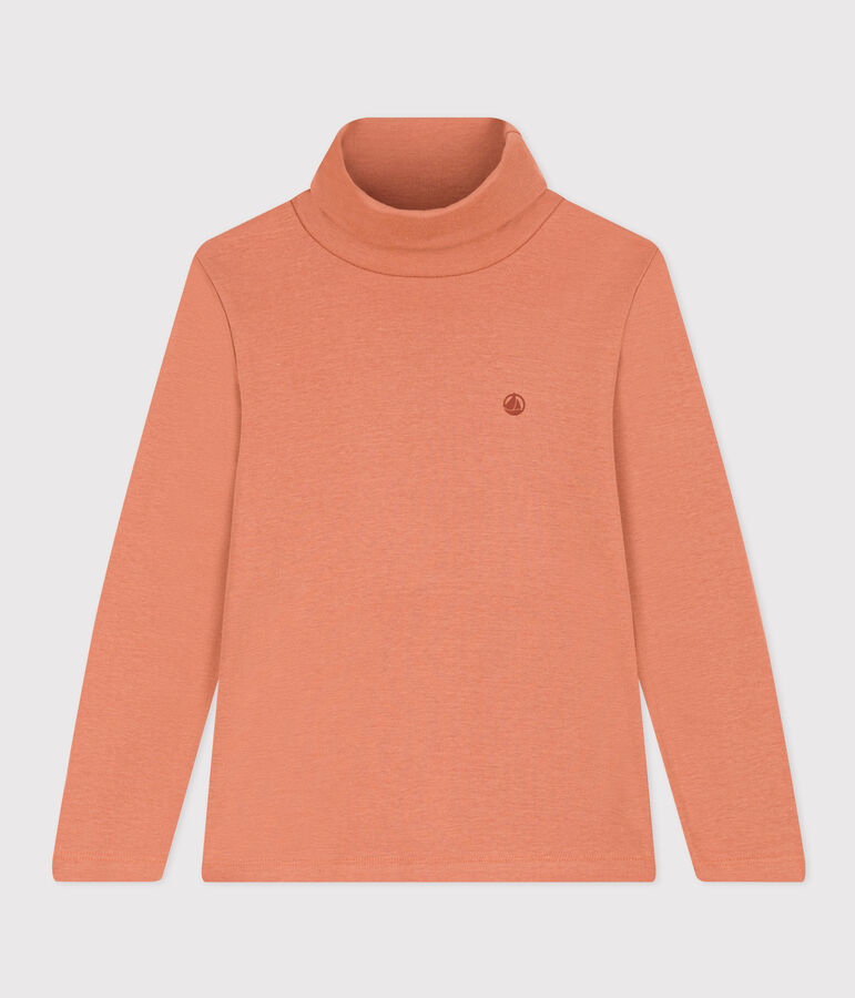 Unisex Children's Cotton Polo Neck pink