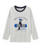 Boys' Long-sleeved T-Shirt BELUGA CHINE grey
