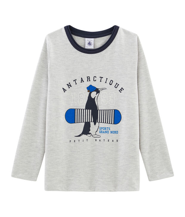 Boys' Long-sleeved T-Shirt grey