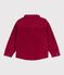 Children's plain corduroy shirt AMARANTE
