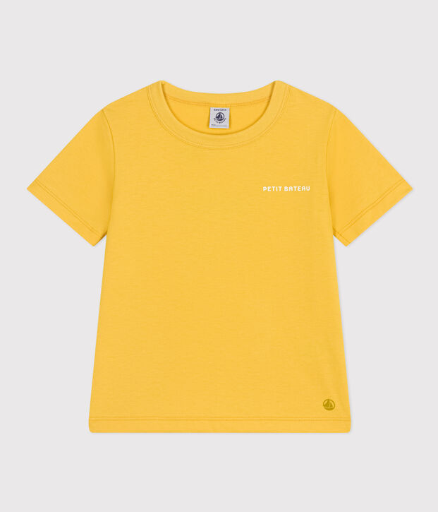 Boys' Printed Lightweight Jersey T-shirt yellow