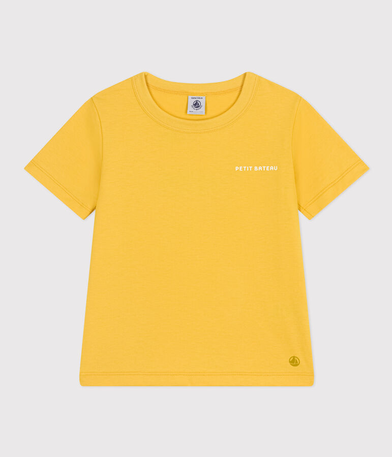 Boys' Printed Lightweight Jersey T-shirt yellow