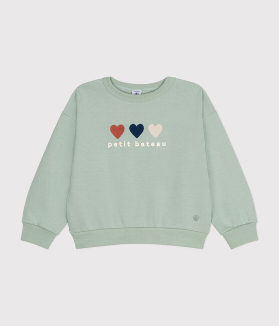  Girls' Fleece Sweatshirt HERBIER green