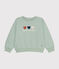  Girls' Fleece Sweatshirt HERBIER green