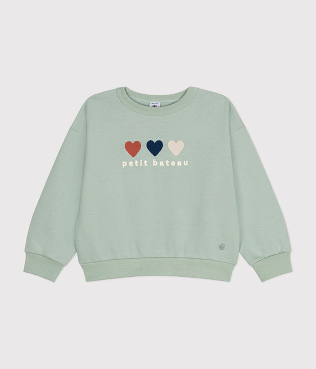 Girls' Fleece Sweatshirt green