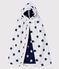 Unisex baby bath cape MARSHMALLOW white