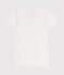 Children's short-sleeved cotton T-shirt ECUME white