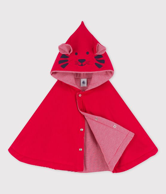 Babies' Organic Cotton Cape TERKUIT red