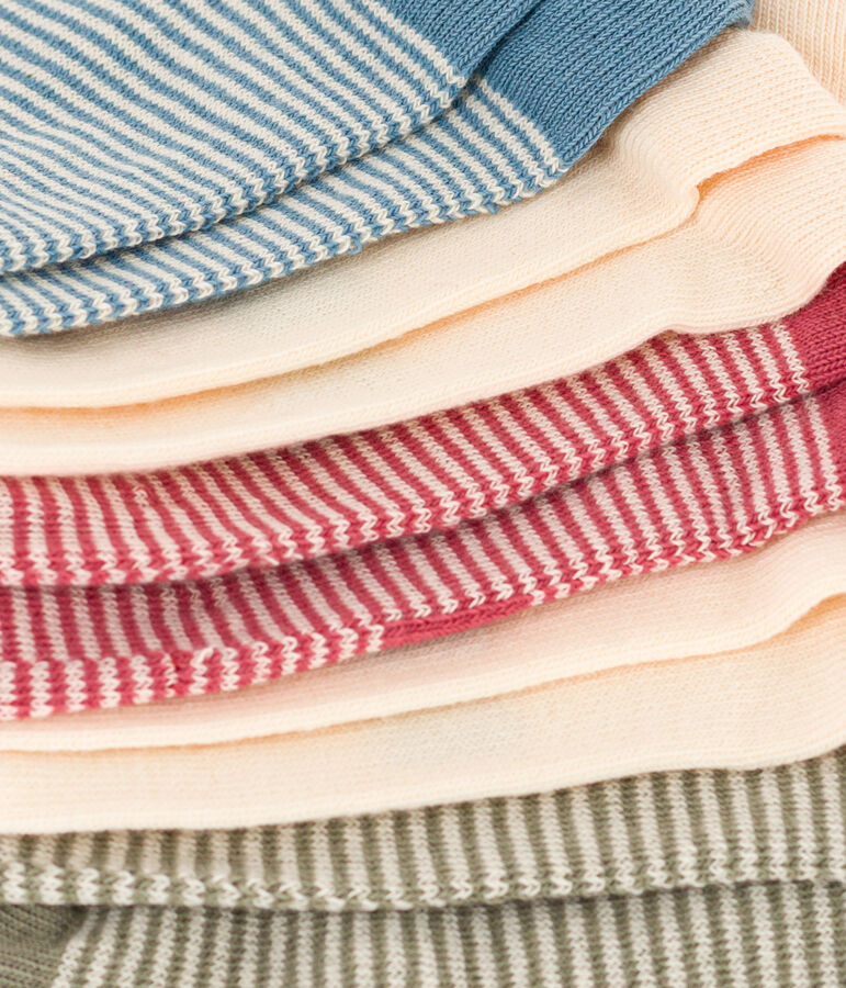 Children's Cotton Jersey Striped Socks - 5-Pack variante 1