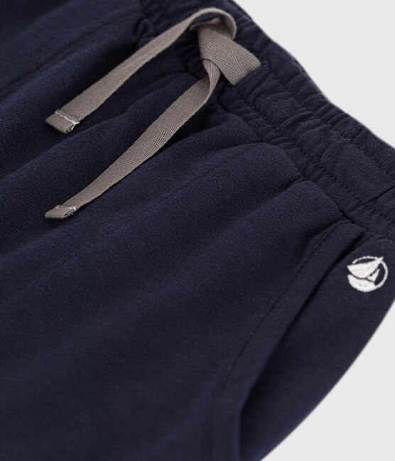 Girls' Slub Jersey Shorts SMOKING blue