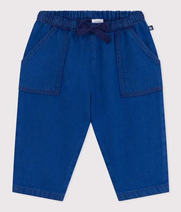 Babies' Cotton/Tencel Trousers blue