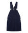 Girls' Dungaree Dress MEDIEVAL blue/ECRU beige