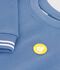 Children's plain cotton sweatshirt blue