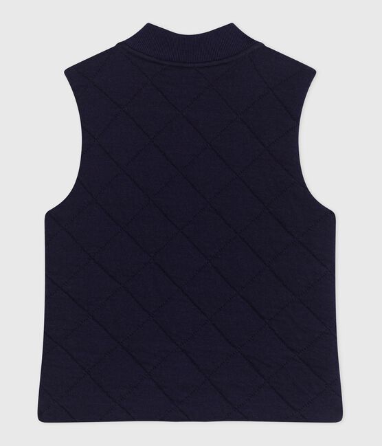 Children's sleeveless plain cotton cardigan SOIR