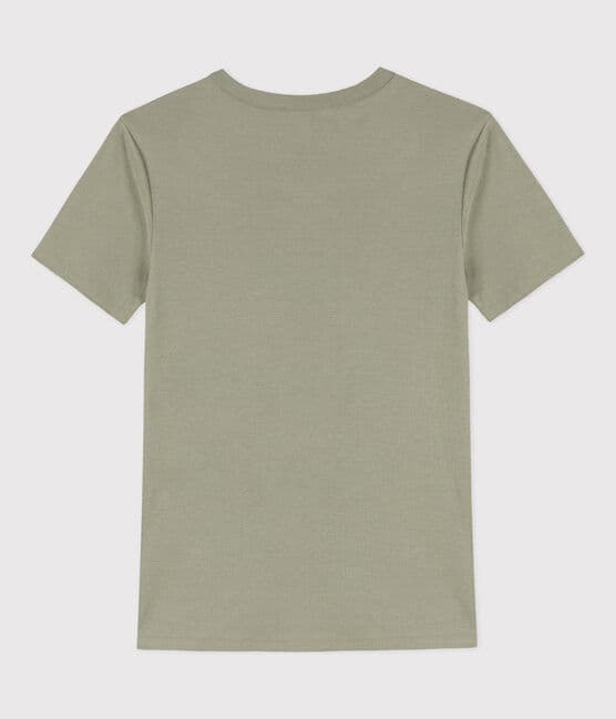 Women's Iconic Cotton Round Neck T-Shirt MARECAGE green
