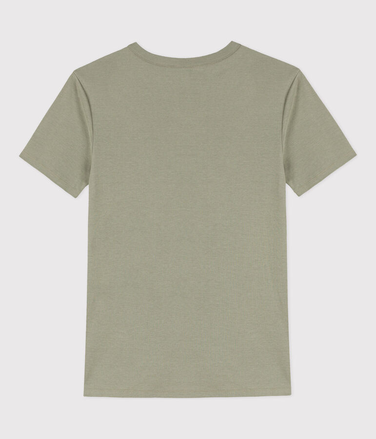 Women's Iconic Cotton Round Neck T-Shirt green