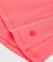 Women's short-sleeved plain cotton T-shirt FLAMAND pink