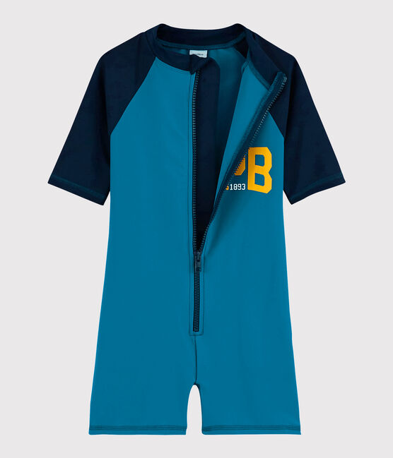 Boys UV-Proof Recycled Jumpsuit MYKONOS blue