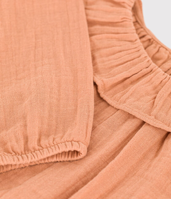 Girls' cotton gauze blouse SIENNA pink