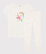 Girls' or Women's Pink Flamingo Ribbed Pyjamas