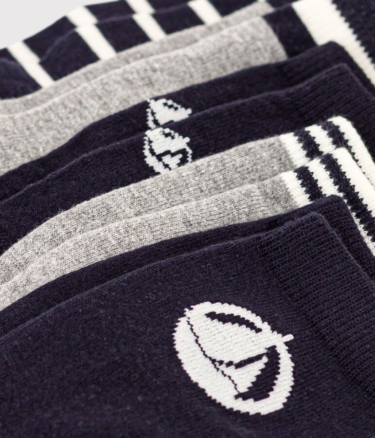 5 pairs of printed cotton socks for children variante 1