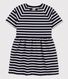 Girls' Short-Sleeved Cotton Dress
