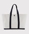 Tote Bag MARSHMALLOW white/SMOKING blue