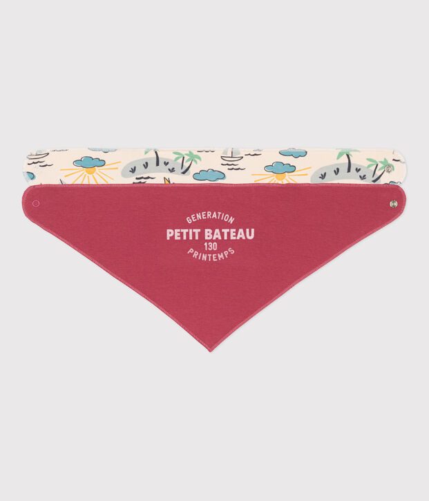 Babies' Set of 2 Explorer Bandanas multicolor