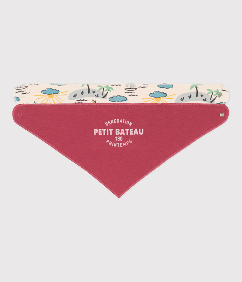 Babies' Set of 2 Explorer Bandanas multicolor