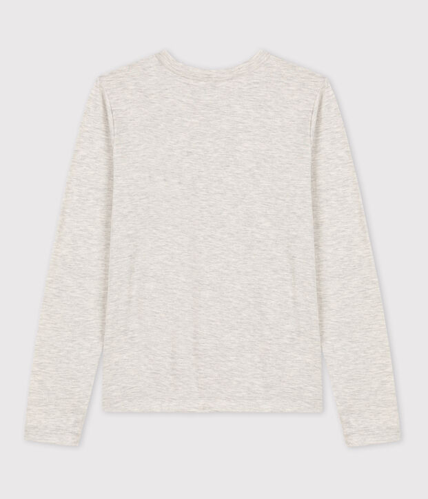 Women's Warm Iconic Round Neck Cotton T-Shirt BELUGA CHINE